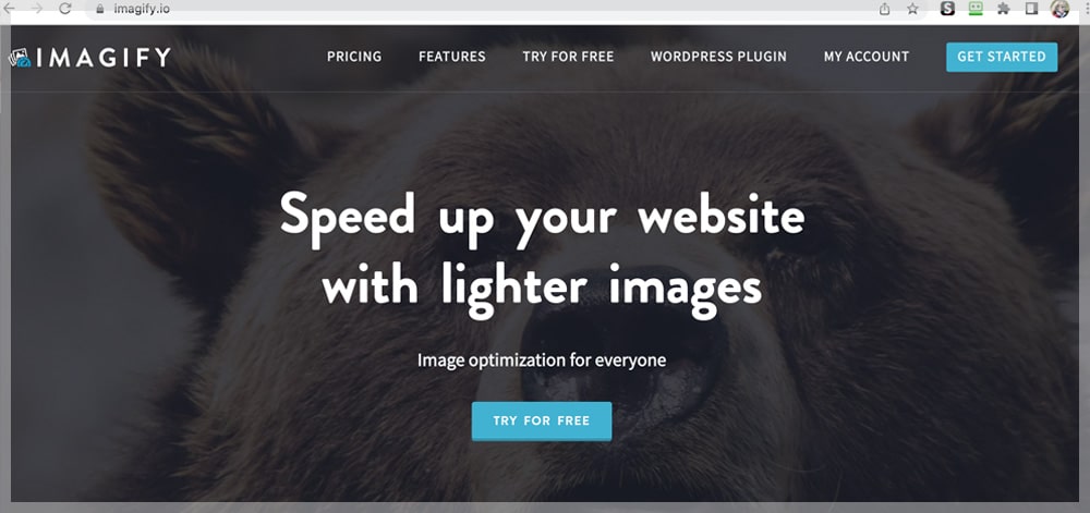 Improving website performance with Imagify